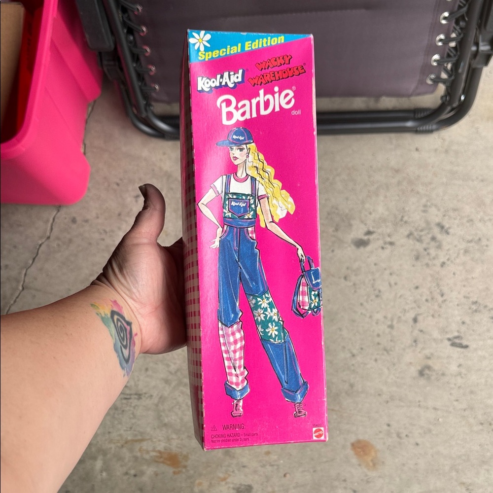 Barbie Wacky Warehouse Doll with Pink and Blue Outfit